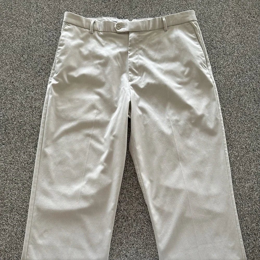 Dockers Premium Pants Mens 38x34 Individual Fit‎ Flat Front Relaxed Stretch